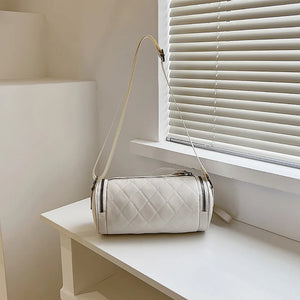 Diamond Lattice Leather Shoulder Bags Women Crossbody Bag