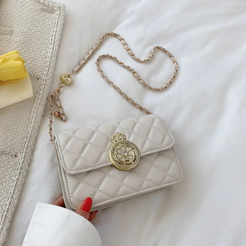 Diamond Lattice Mini Small Bag Single Shoulder Messenger Bag