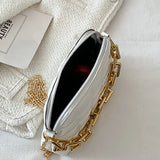 Diamond Lattice Shoulder Bag PU Leather Crossbody Handbag