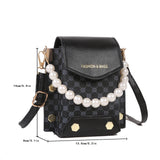 Diamond Lattice Shoulder Bags Crossbody Tote Satchel for Women