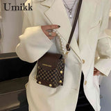 Diamond Lattice Shoulder Bags Crossbody Tote Satchel for Women