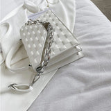 Diamond Lattice Shoulder Crossbody Bag for Women Chain Handbag