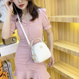 Diamond Lattice Small Bag For Mobile Phone And Purse
