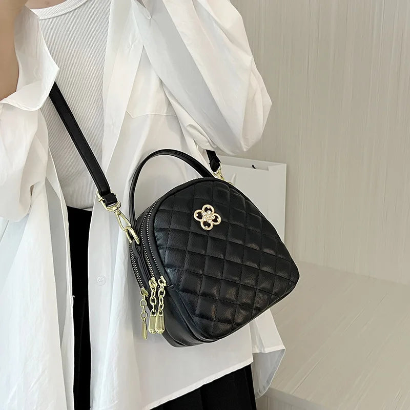 Diamond Lattice Small Bag For Mobile Phone And Purse