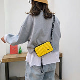 Diamond Lattice Women Shoulder Bag Wide Strap Mini Crossbody Cell Phone Bag