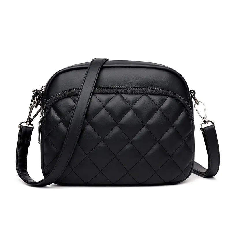 Diamond Lattice Shoulder Bag Women Crossbody Handbag