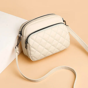 Diamond Lattice Shoulder Bag Crossbody Handbag