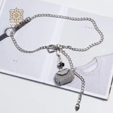 Diamond Mini Waist Pack Bag Rhinestone Glitter Hip Pop Style Women's Bag