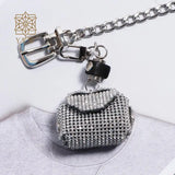 Diamond Mini Waist Pack Bag Rhinestone Glitter Hip Pop Style Women's Bag