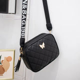 Diamond Pattern Square Shoulder Bags for Women PU Leather Crossbody Bags