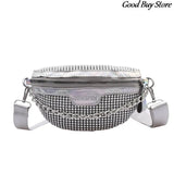 Diamond Sequin Fanny Pack Women Belt Bags Party Wedding