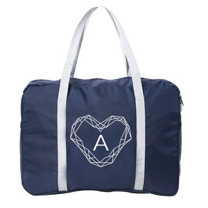 Diamond Nylon Travel Bags Large Capacity Luggage Handbags