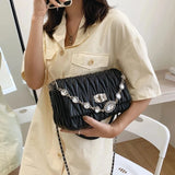 Diamond Small Crossbody Messenger Bag Chain Purses Handbags