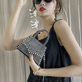 Diamond Women's Tote Shoulder Bag Chain Handbag Flap Crossbody