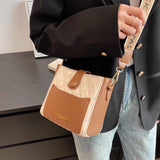 Diamond Grid Women's Shoulder Bag High-Quality PU Leather Crossbody Bag
