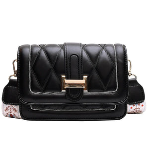 Diamond Shape Women's Shoulder Bag PU Ladies Messenger Bag