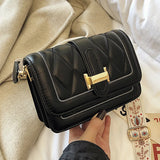 Diamond Shape Women's Shoulder Bag PU Ladies Messenger Bag