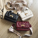 Diamond Shape Women's Shoulder Bag PU Ladies Messenger Bag