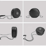 Diamonds Circular Bag Women Shoulder Bag Rivet Crossbody Small Bag
