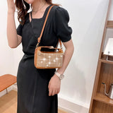 Diamonds Crossbody Bag Women Fashionable Leather Purses Handbags