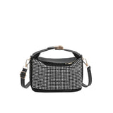 Diamonds Crossbody Bag Women Fashionable Leather Purses Handbags
