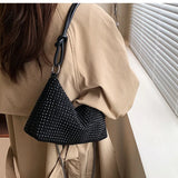 Diamonds Ladies Chains Shoulder Armpit Purses Women Hand Bags