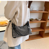 Diamonds Ladies Chains Shoulder Armpit Purses Women Hand Bags