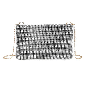 Bling Crossbody Bag Rhinestone Small Clutch Handbag