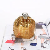 Diamonds Shoulder Women's Bag Handbag for Woman Shining Flagon Evening Bags
