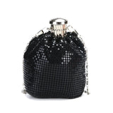 Diamonds Shoulder Women's Bag Handbag for Woman Shining Flagon Evening Bags