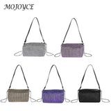 Diamonds Crossbody Shoulder Bag Chain Zipper Purse