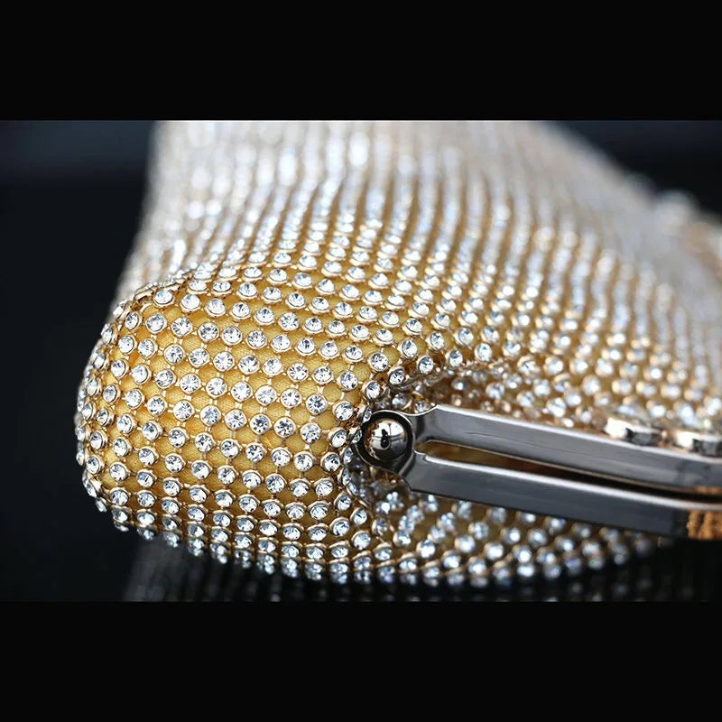 Diamonds Evening Bags Clutch Crystal Handbag Wedding Party Chain