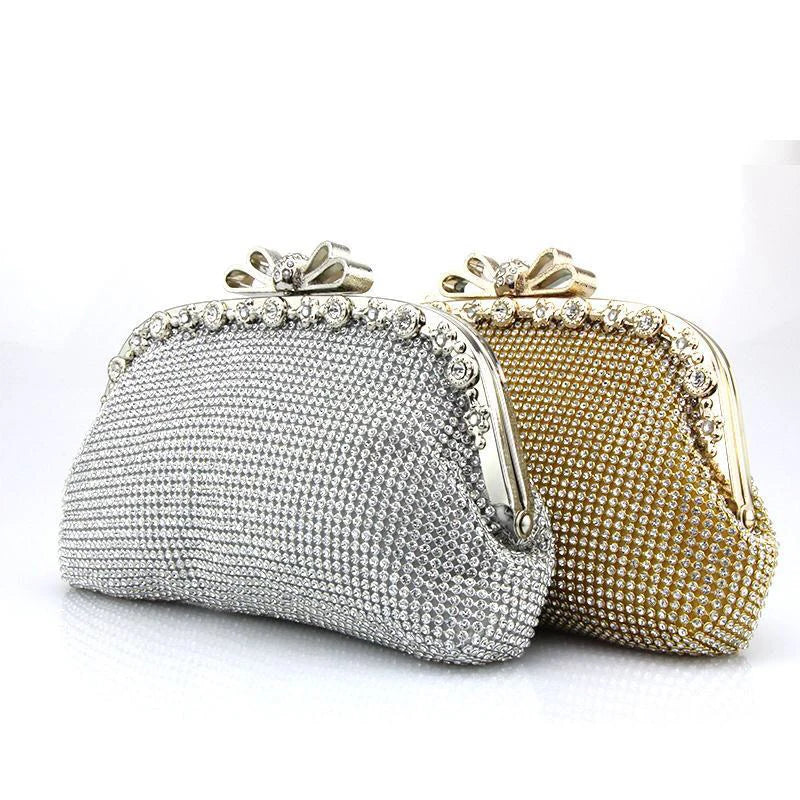 Diamonds Evening Bags Clutch Crystal Handbag Wedding Party Chain