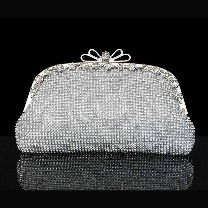 Diamonds Evening Bags Clutch Crystal Handbag Wedding Party Chain