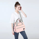 Pink Gray Mummy Maternity Nappy Diaper Bag