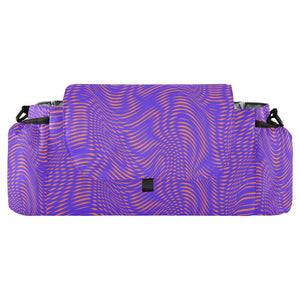 Stroller Organizer Stripe Nappy Bag with Basket Hook
