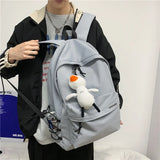 Diehe Large Capacity Waterproof Nylon Women Backpack