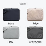Nylon 13 inch Laptop Liner Bag A4 File Travel Organizer