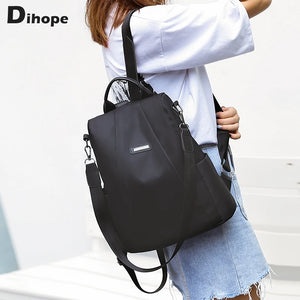 Waterproof Nylon Travel Laptop Backpack for Women