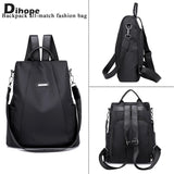 Waterproof Nylon Travel Laptop Backpack for Women