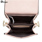Plaid Print Messenger Bags Small Crossbody PU Leather Shoulder Bag