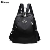 Women's PU Leather Travel Backpack Soft Rucksack Multifunctional Shoulder Bag