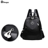 Women's PU Leather Travel Backpack Soft Rucksack Multifunctional Shoulder Bag