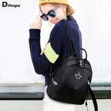Women's PU Leather Travel Backpack Soft Rucksack Multifunctional Shoulder Bag