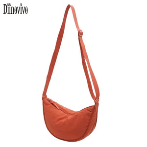 Casual Nylon Crossbody Bag For Women Hobos Bag Travel Shopper Bag