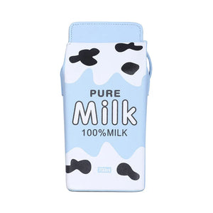 Cartoon Print Ladies Crossbody Bags Milk Box Women Shoulder Bags