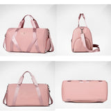 Fitness Women Travel Bags Nylon Gym Bag Yoga Crossbody Shoulder Bag WHDV2049