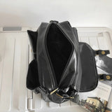 Oil Wax Leather Women Messenger Bag