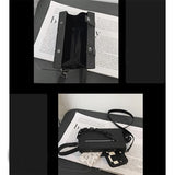 Hip-Hop Style Chain Crossbody Bag for Women Square Shoulder Handbag