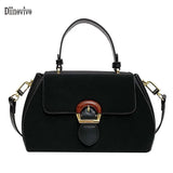 Vintage Crossbody Bag for Women PU Leather Ladies Handbag
